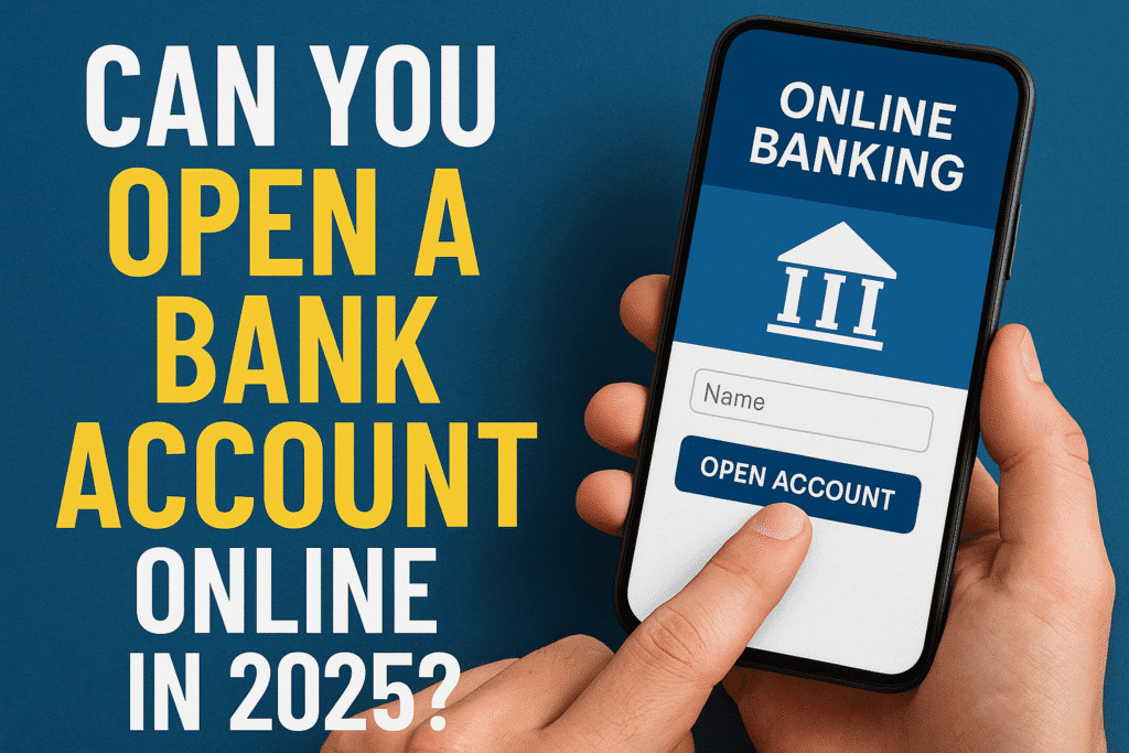 can you open a bank account online